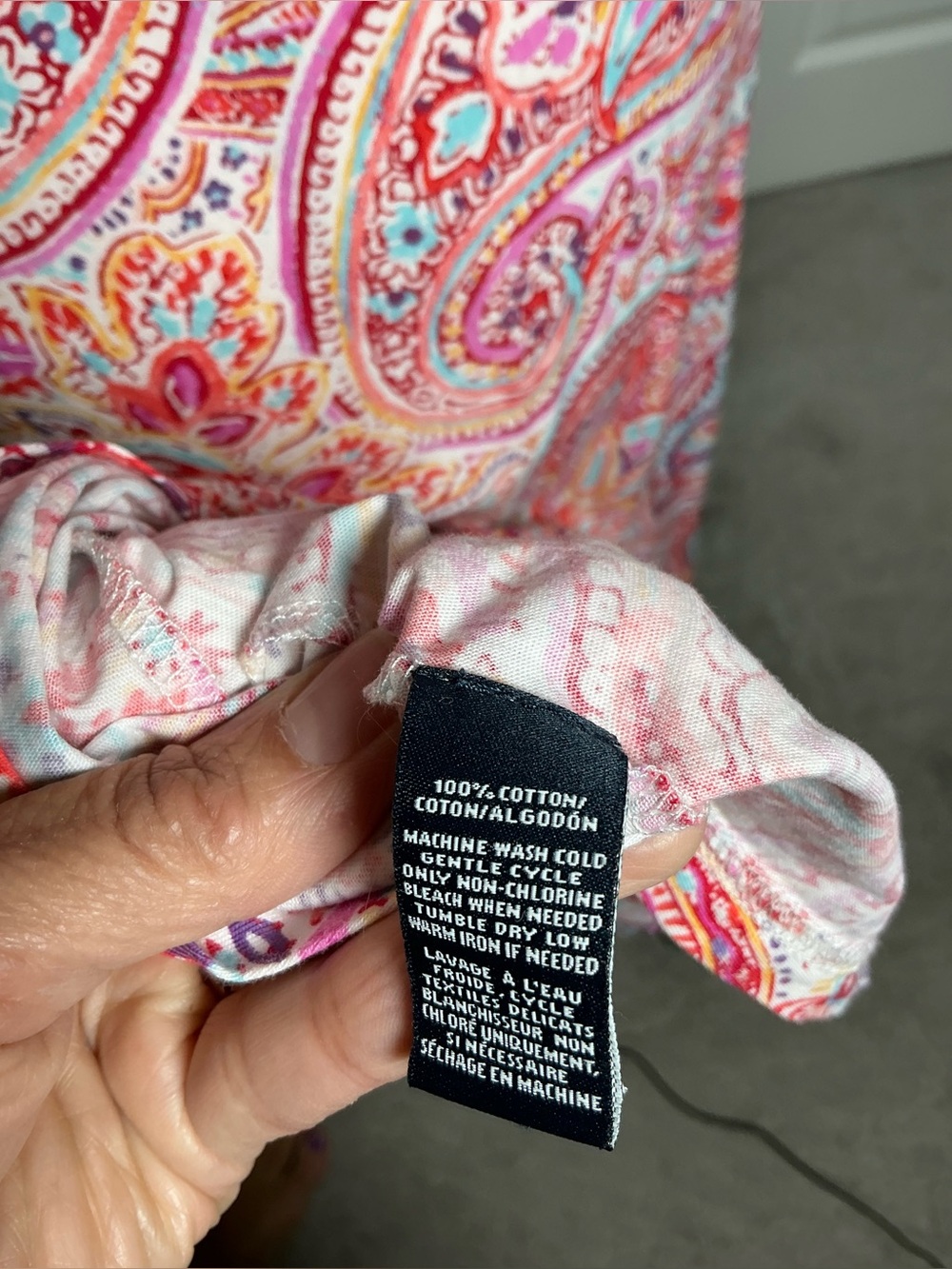 Paisley cotton maxi dress - Picture 8 of 8